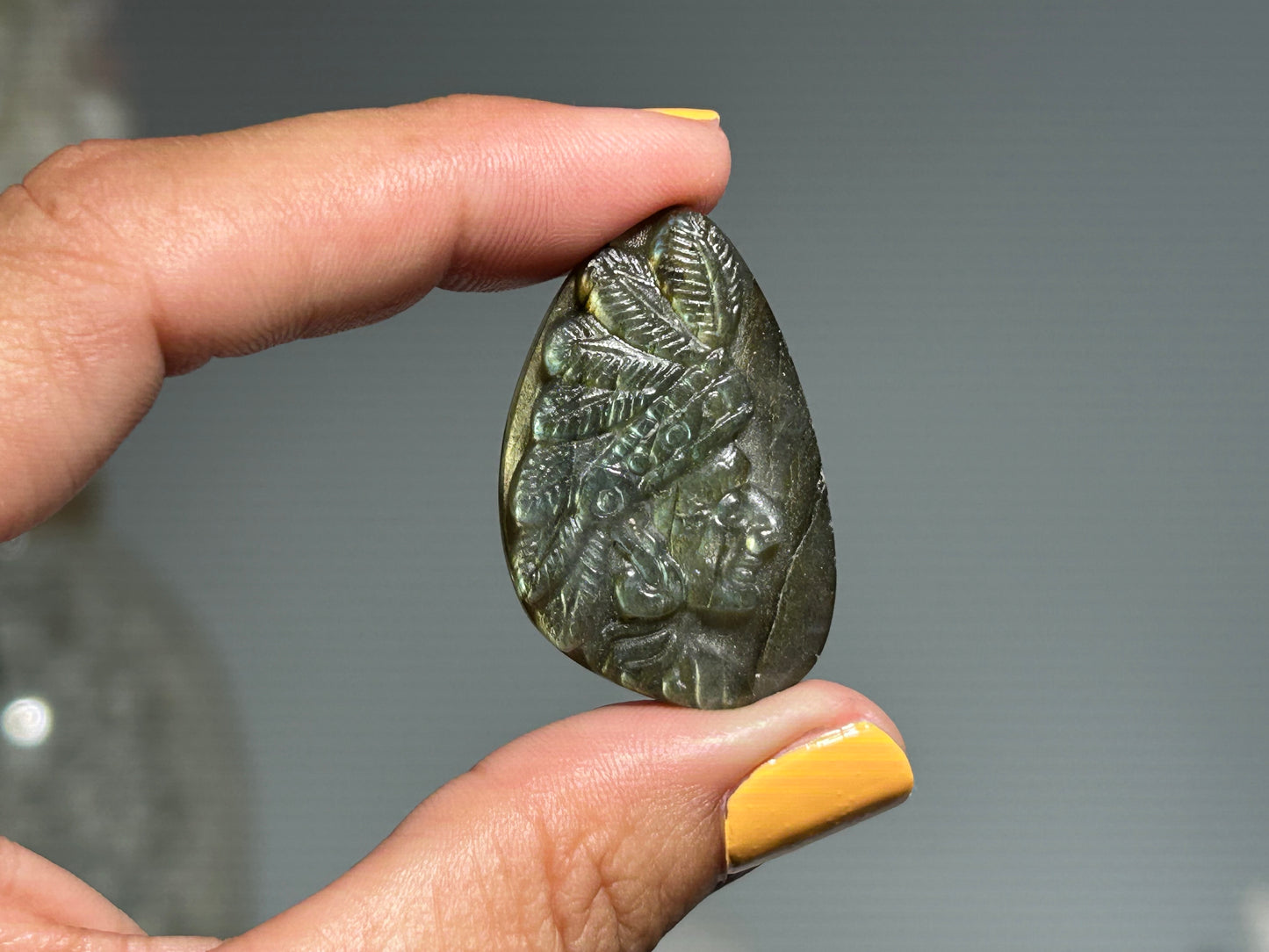 Labradorite Indian Head