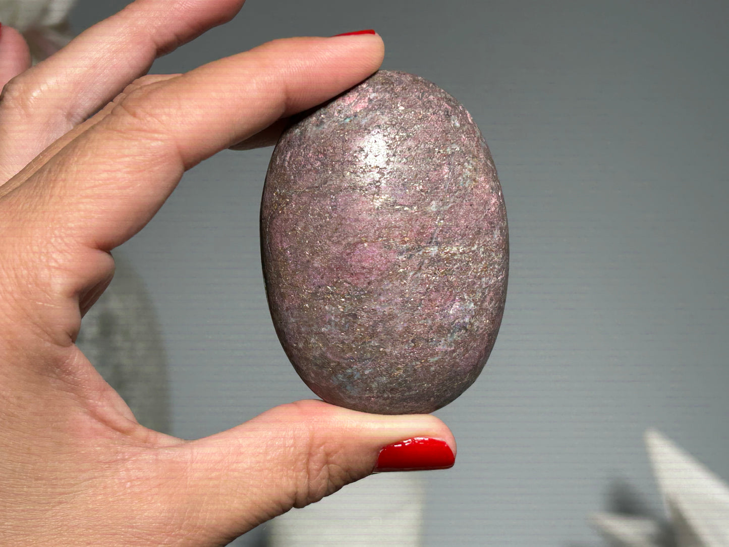 Ruby Palm Stone (2.5", 63mm)
