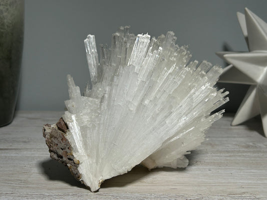 Natural Scolecite Cluster (6.6", 167mm)