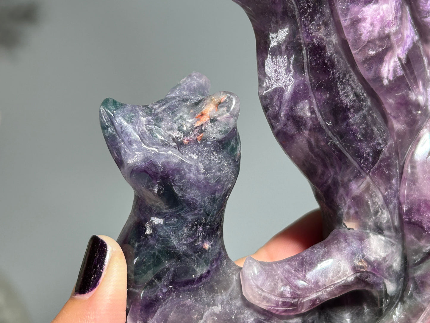 Fluorite Fox (6.6", 167mm)