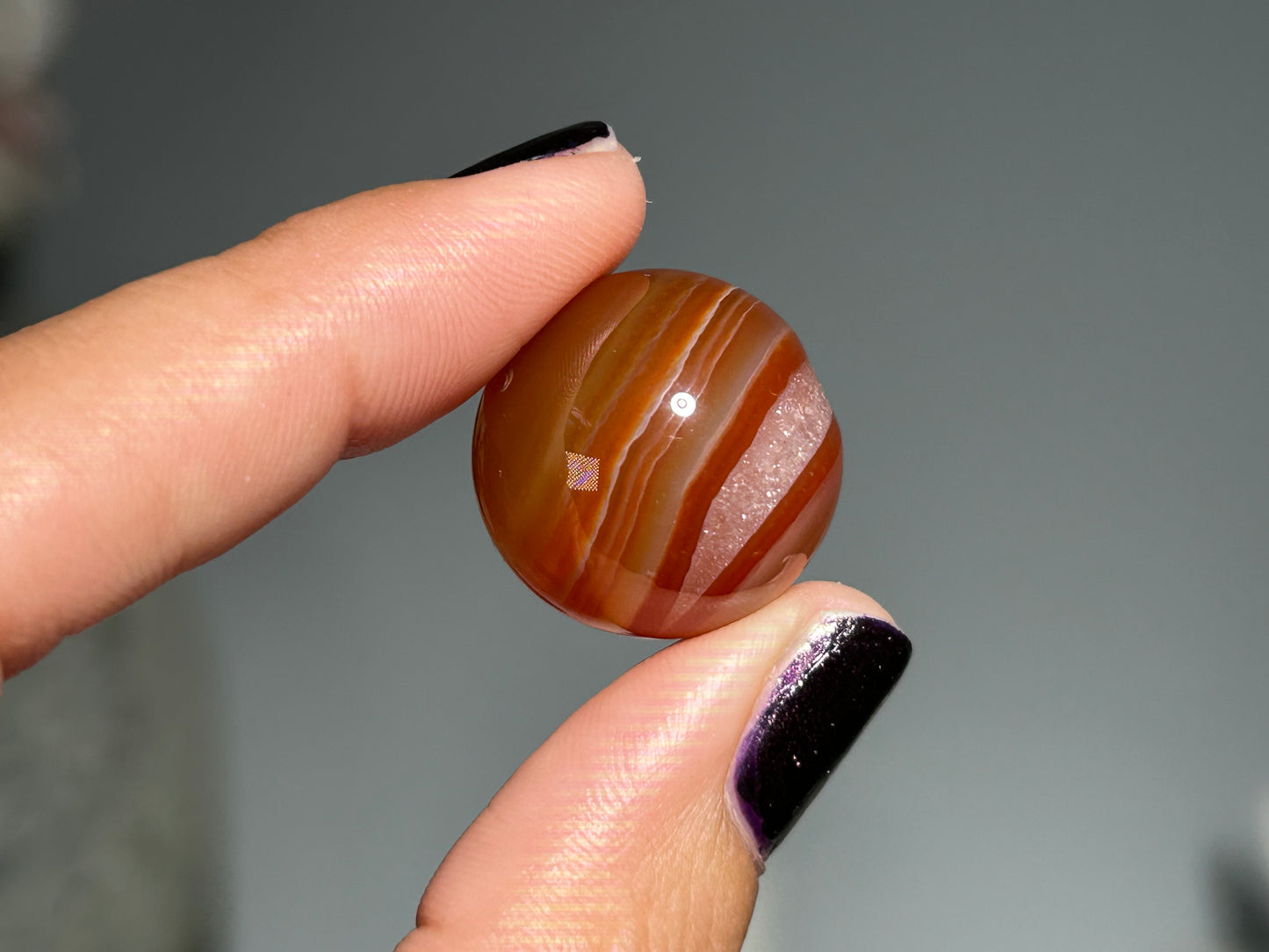 Mini Red Agate Sphere
