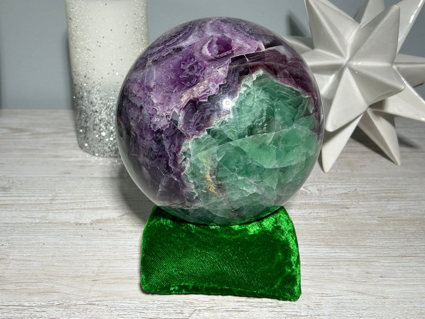 Fluorite Sphere (5.7", 145mm)