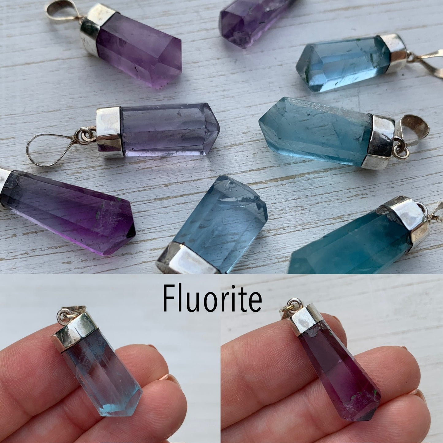 Sterling Silver Gemstone Pendant