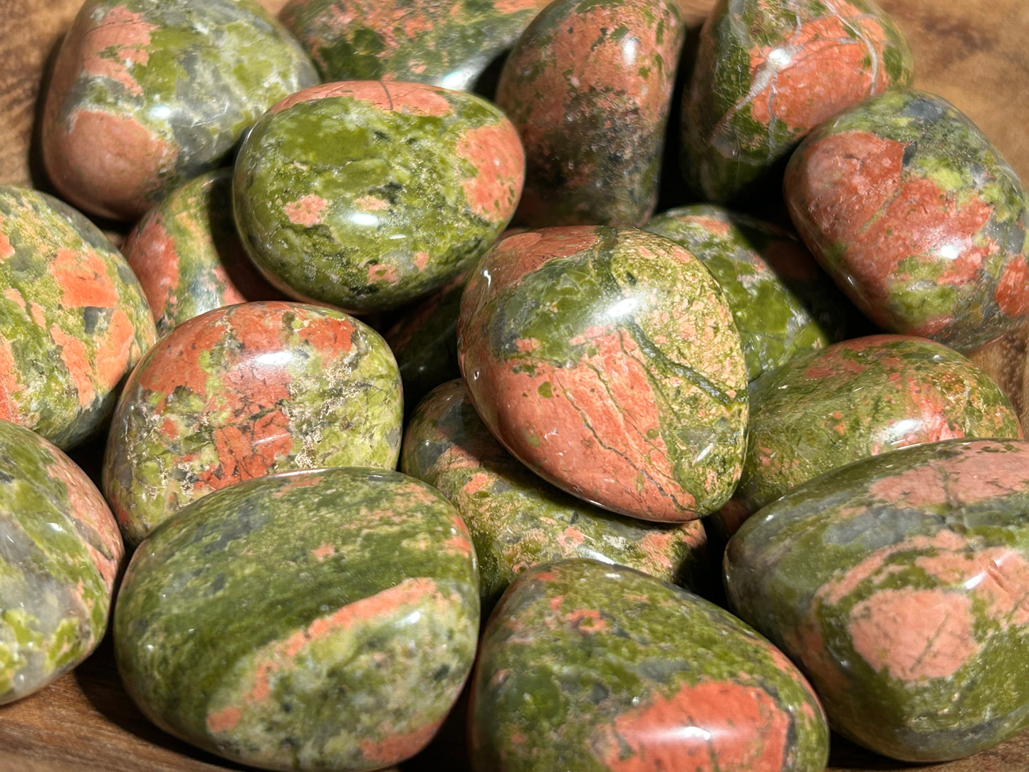 Tumbled Unakite