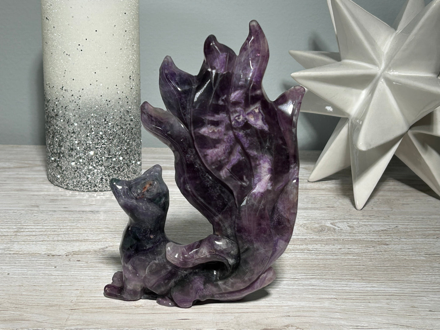 Fluorite Fox (6.6", 167mm)