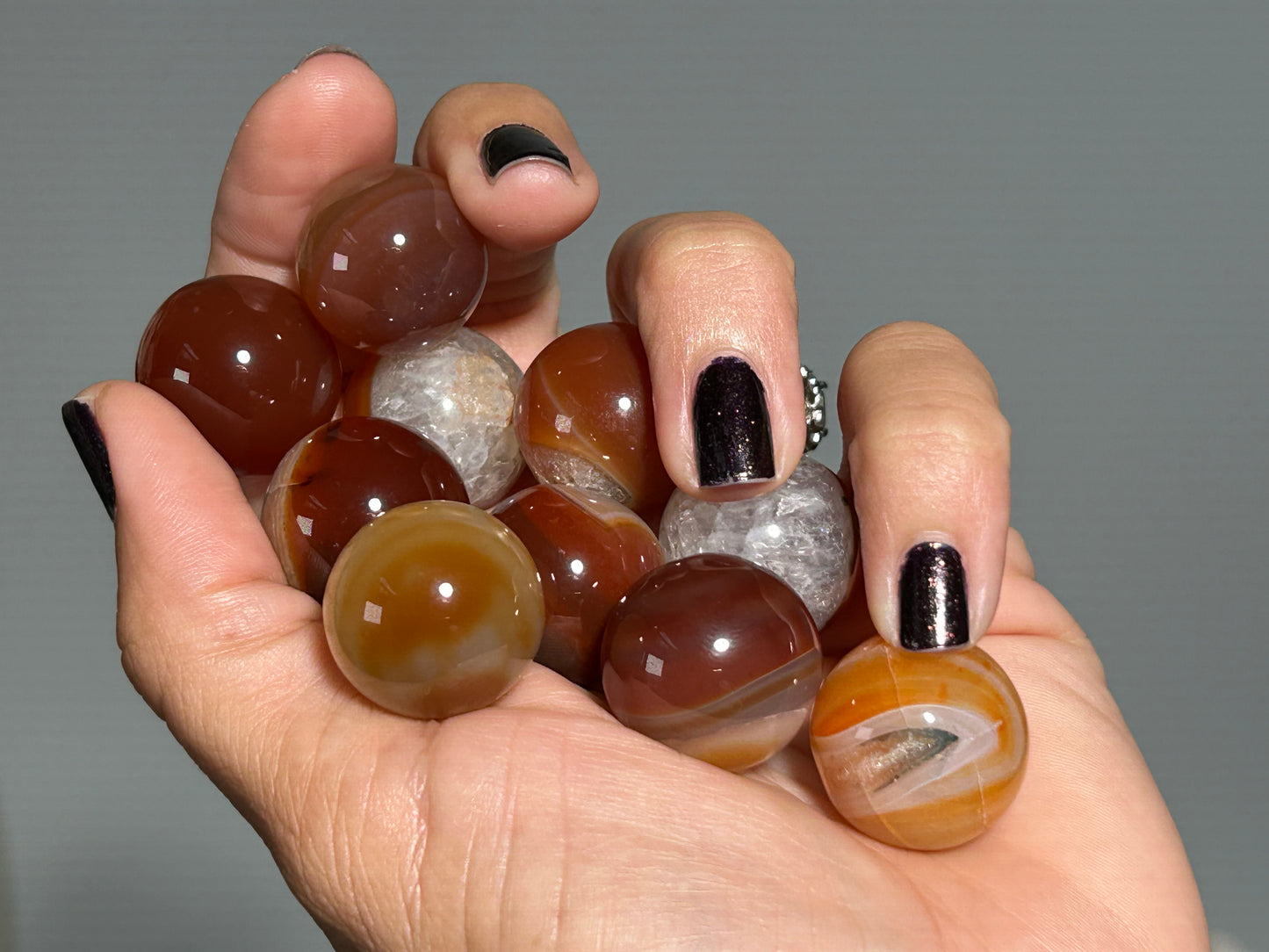 Mini Red Agate Sphere