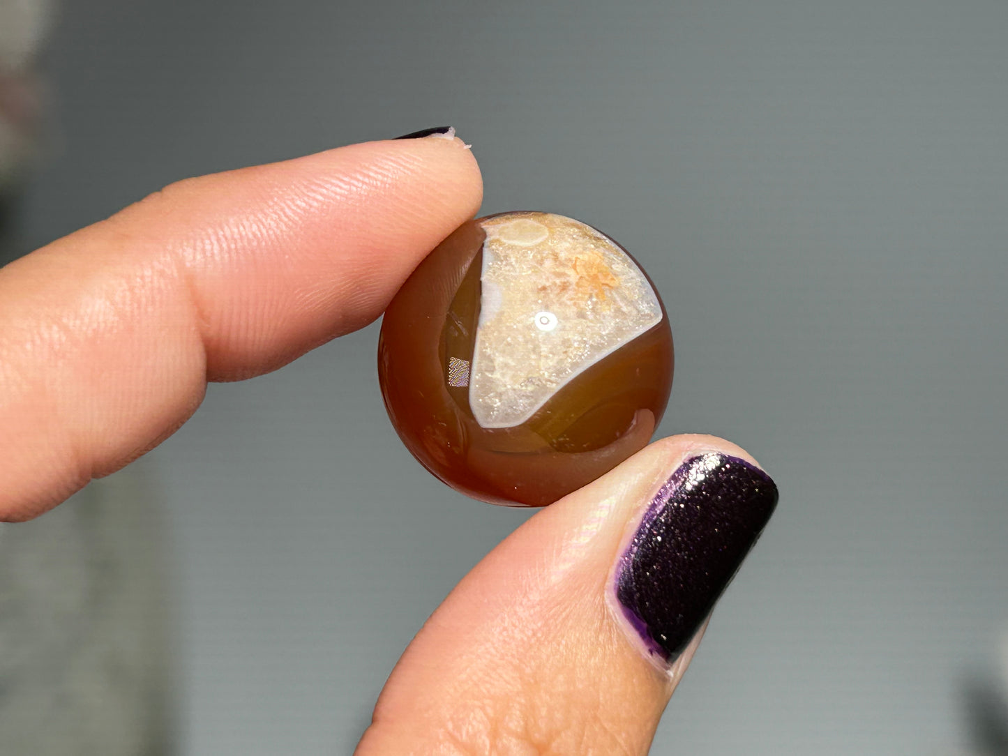 Mini Red Agate Sphere