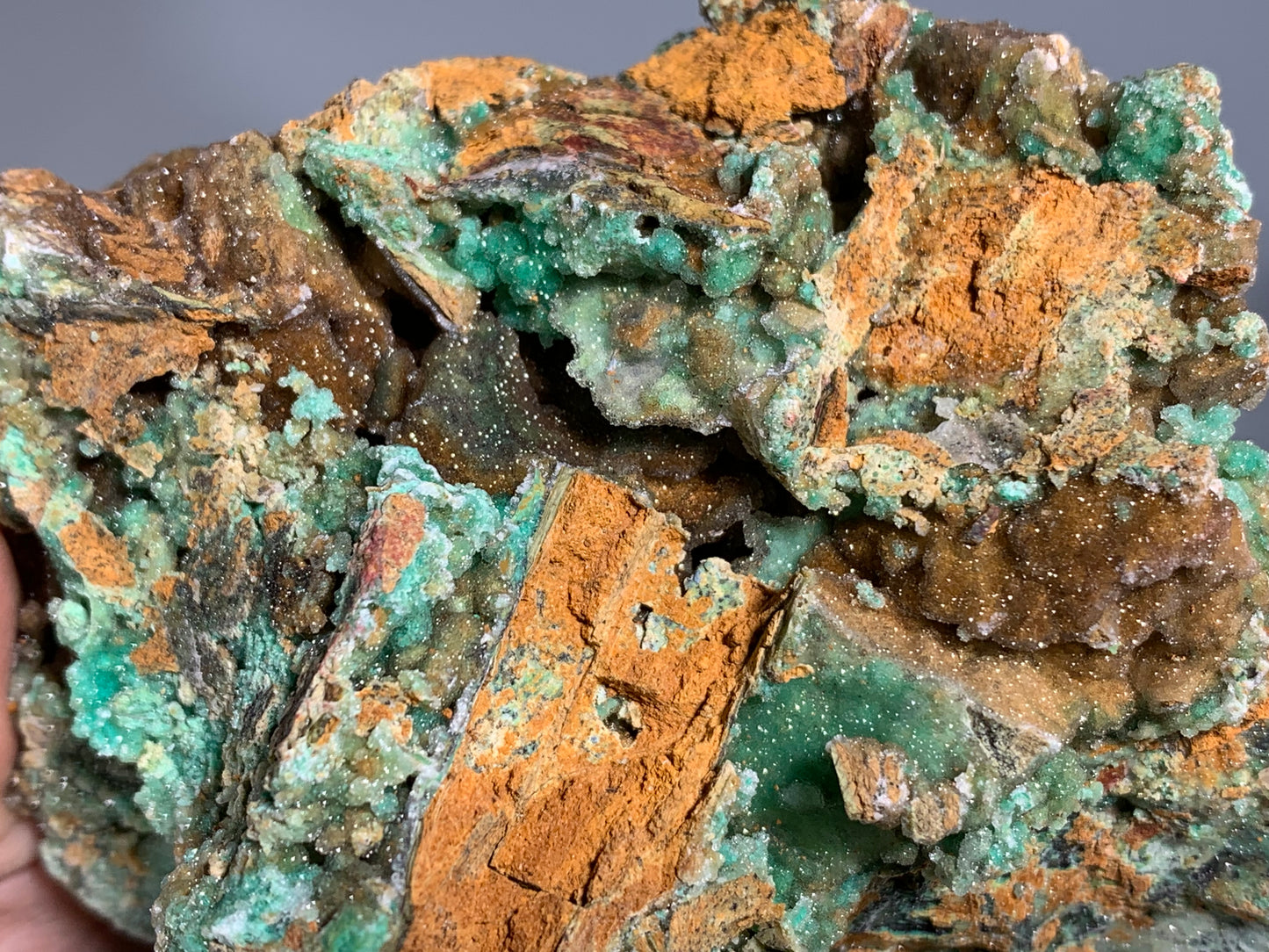 Druzy Chrysoprase 5.3", 134mm (Clearance)