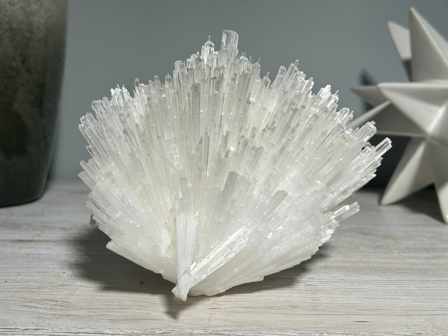 Natural Scolecite Cluster (6.6", 167mm)