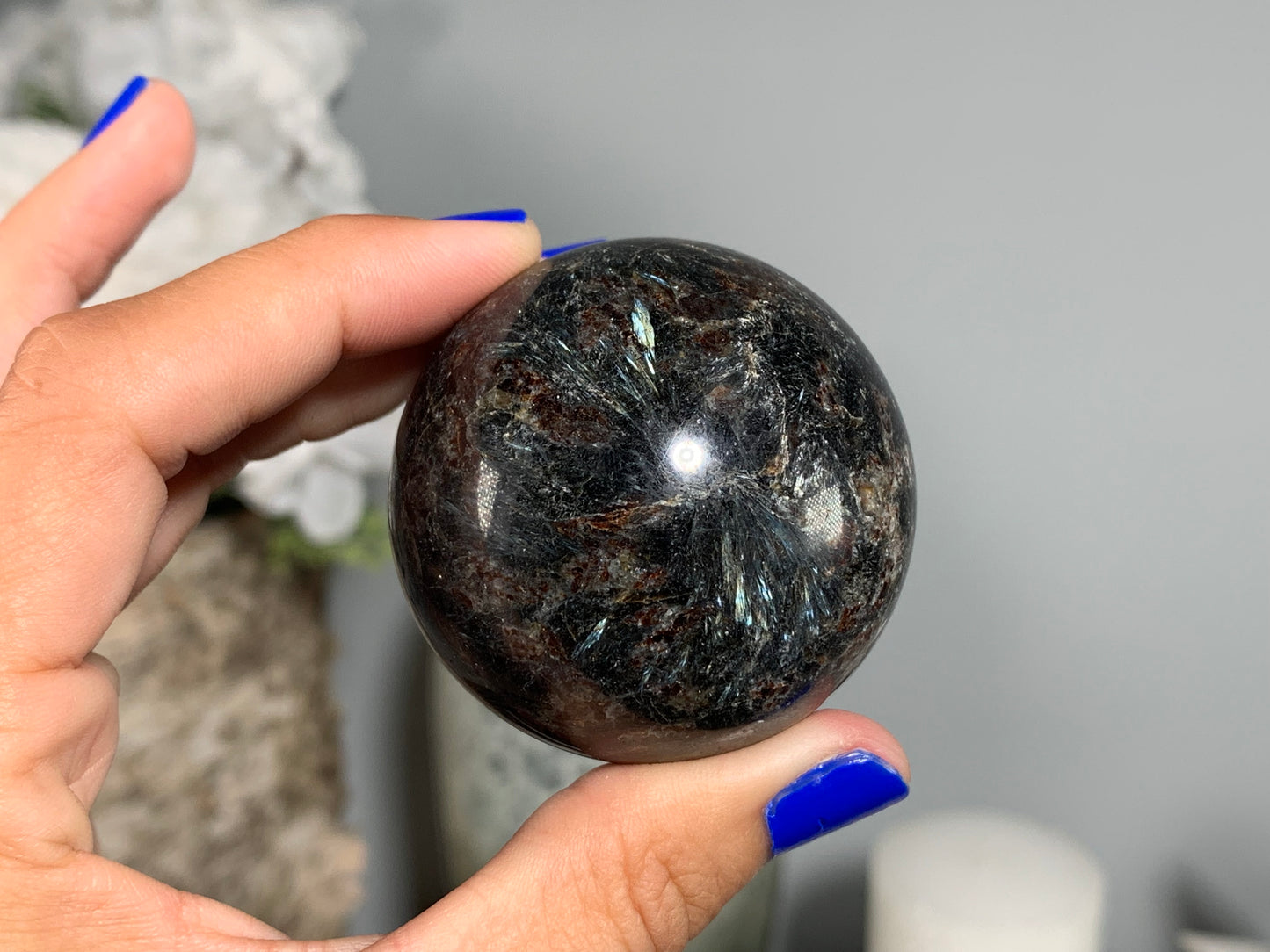 Grade A/B Anthophyllite Sphere (1.75" 45mm, Clearance)