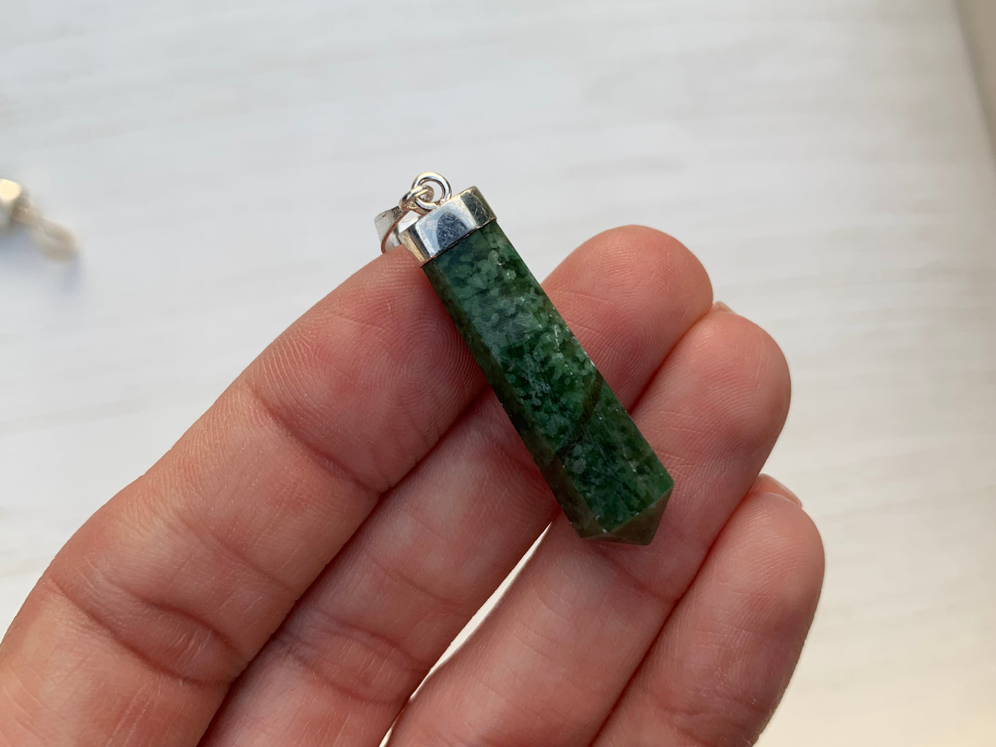 Sterling Silver Gemstone Pendant