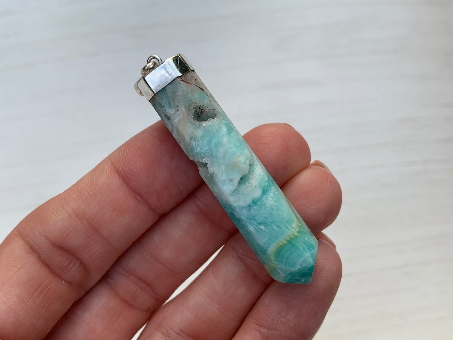 Sterling Silver Gemstone Pendant