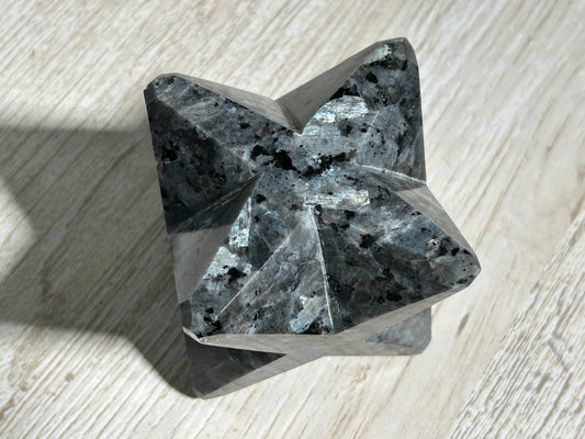 Larvikite Merkaba (3.2", 82mm)