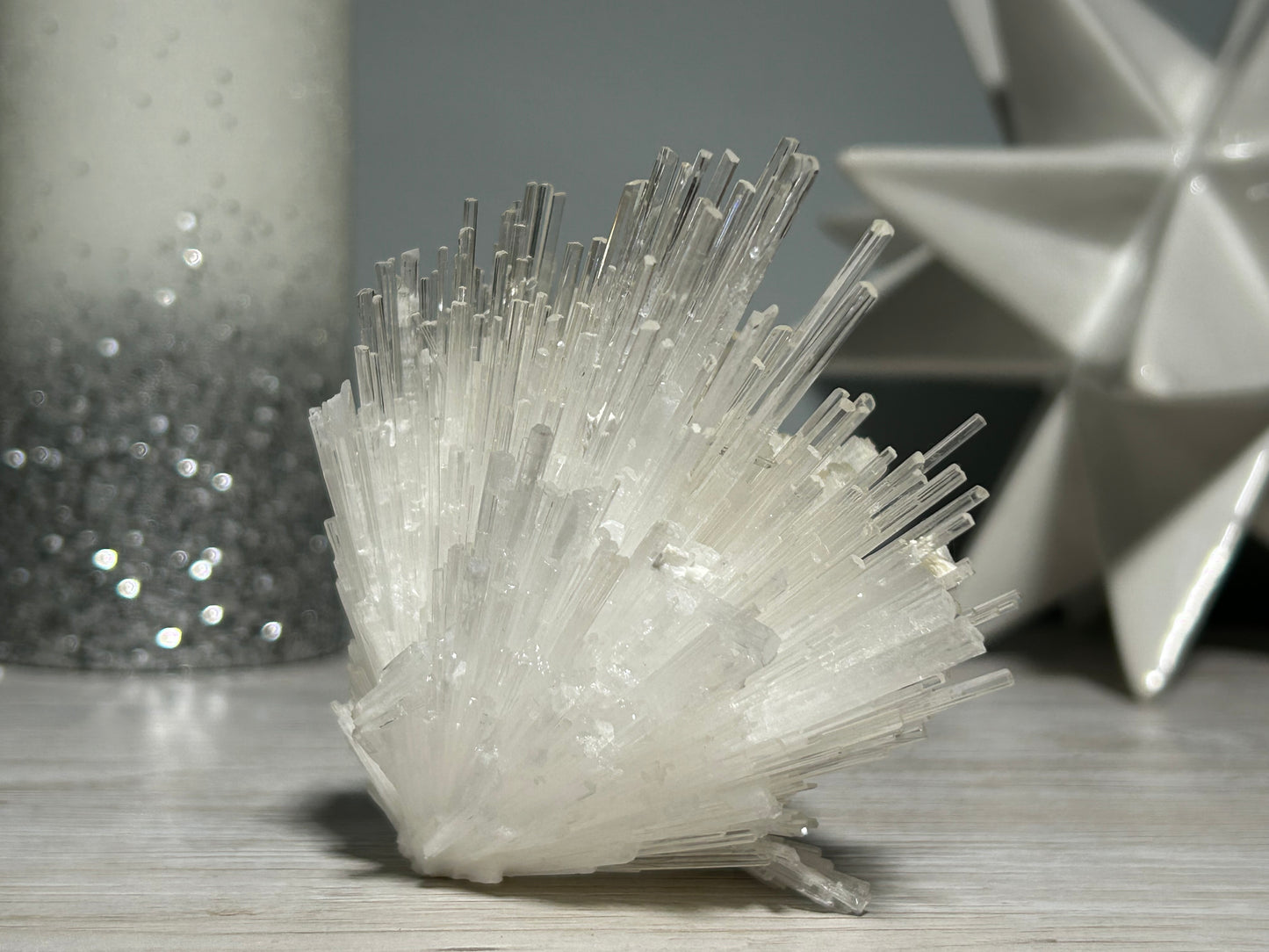 Natural Scolecite Cluster (4.4", 111mm)