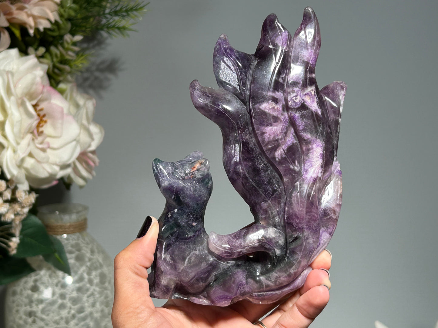 Fluorite Fox (6.6", 167mm)