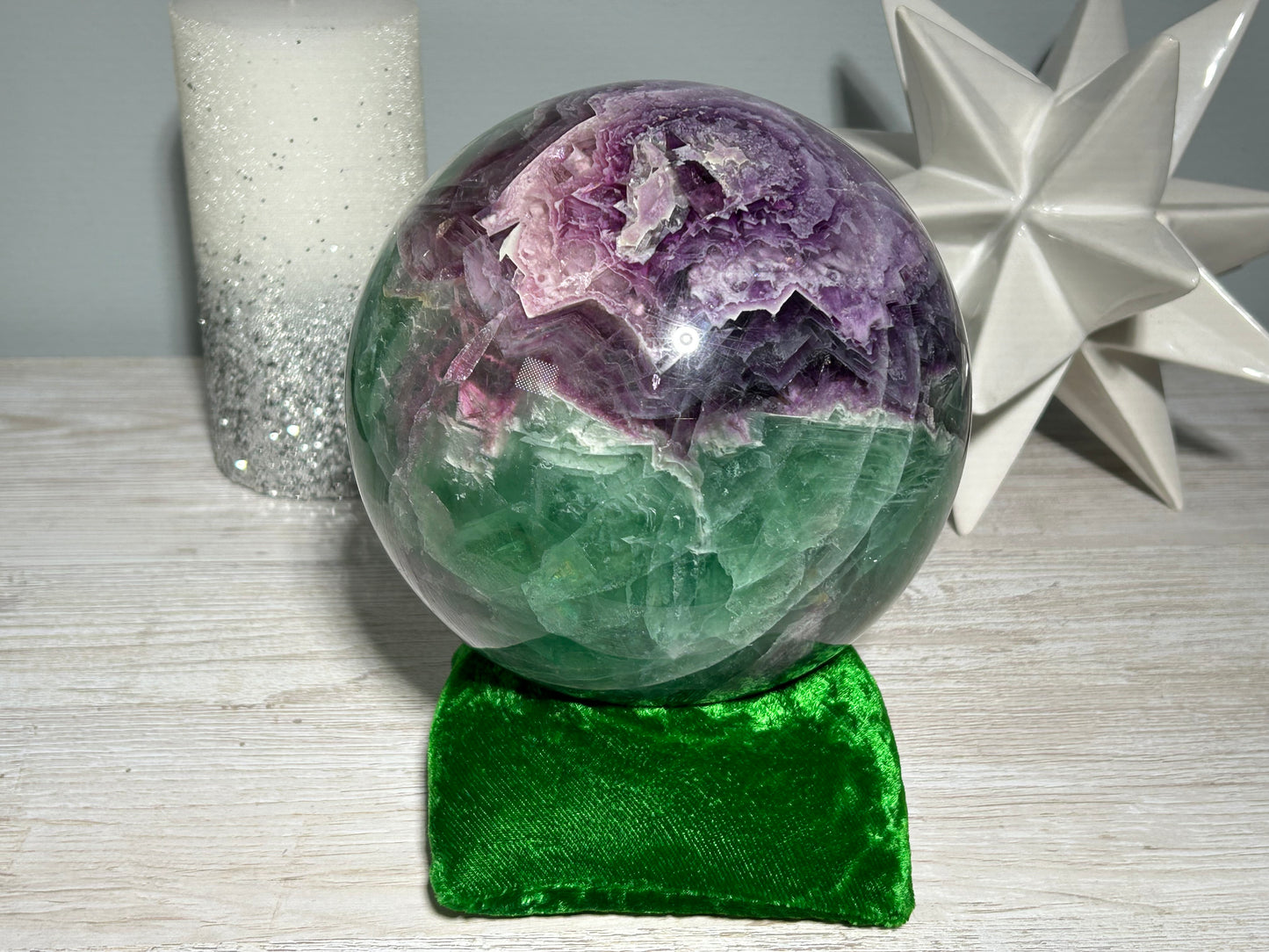 Fluorite Sphere (5.7", 145mm)