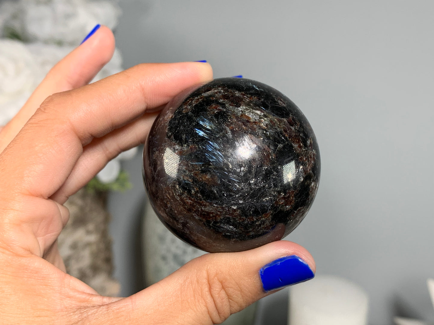 Grade A/B Anthophyllite Sphere (2" 50mm, Clearance)