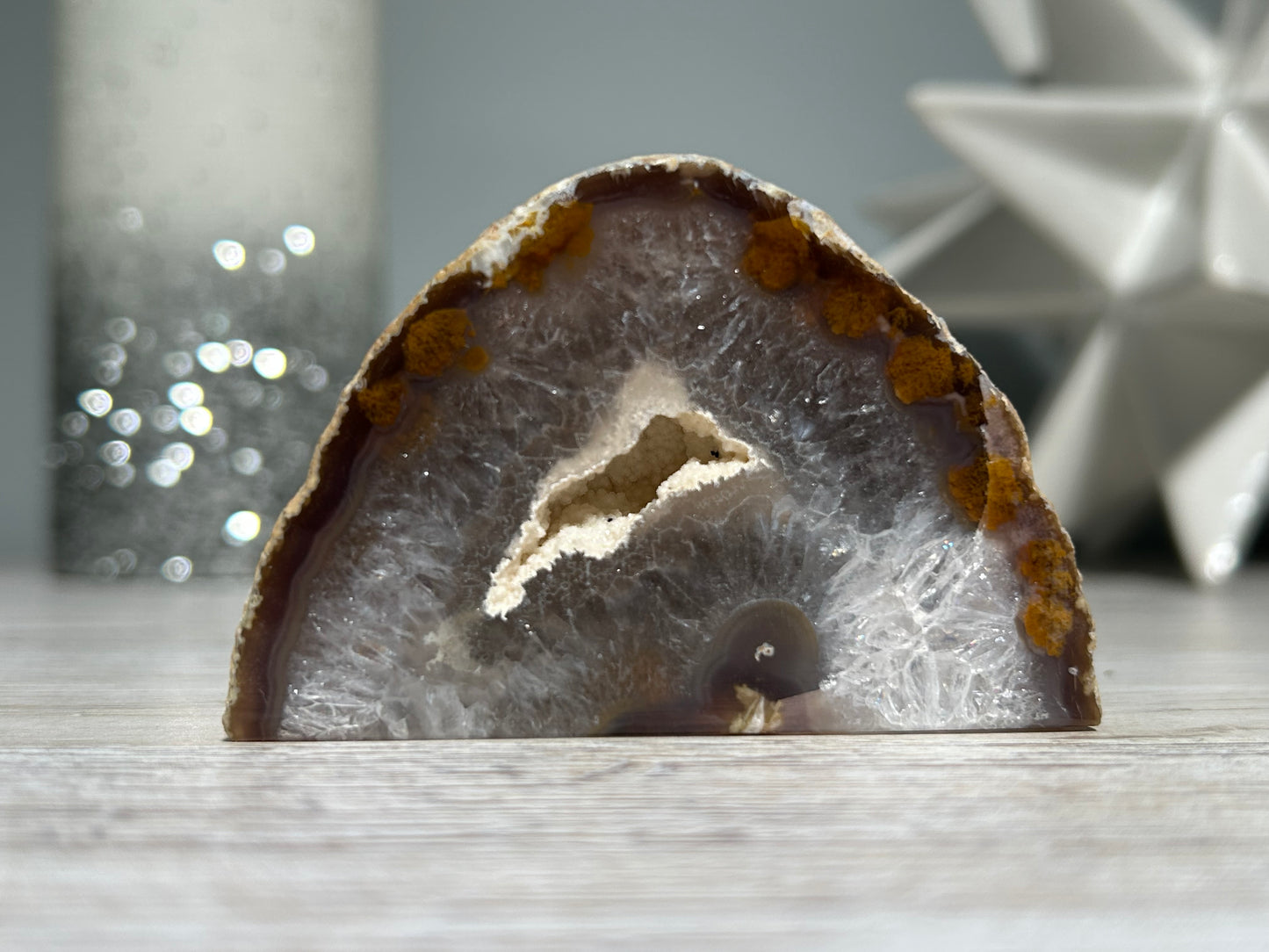 Agate Geode (1.9", 48mm)