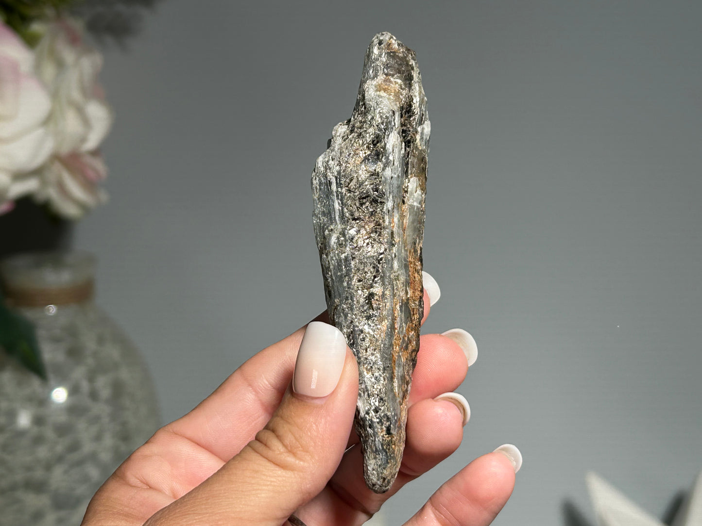 Blue Kyanite with Silver Sheen (4", 102mm)