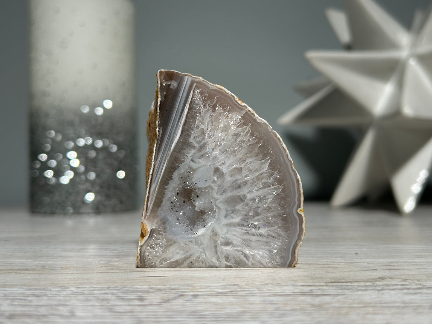 Agate Geode (2.3", 59mm)