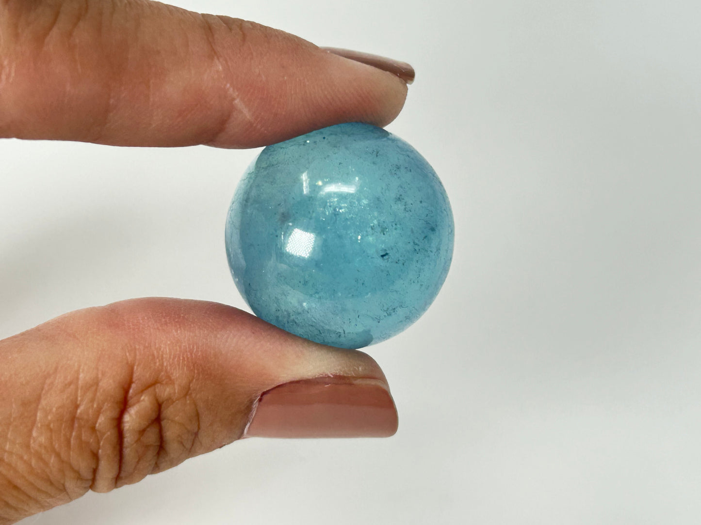 Aquamarine Sphere (0.9", 24mm)