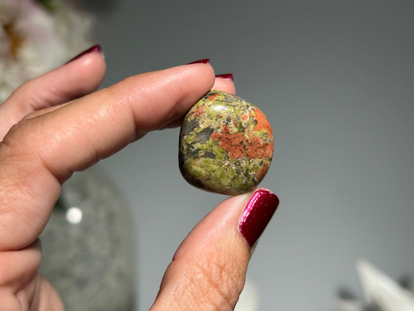 Tumbled Unakite