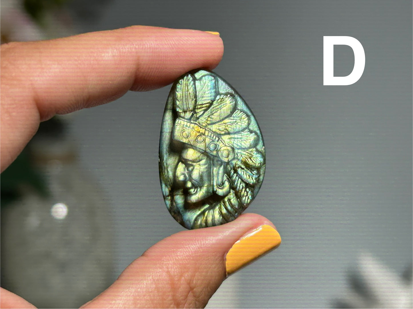 Labradorite Indian Head
