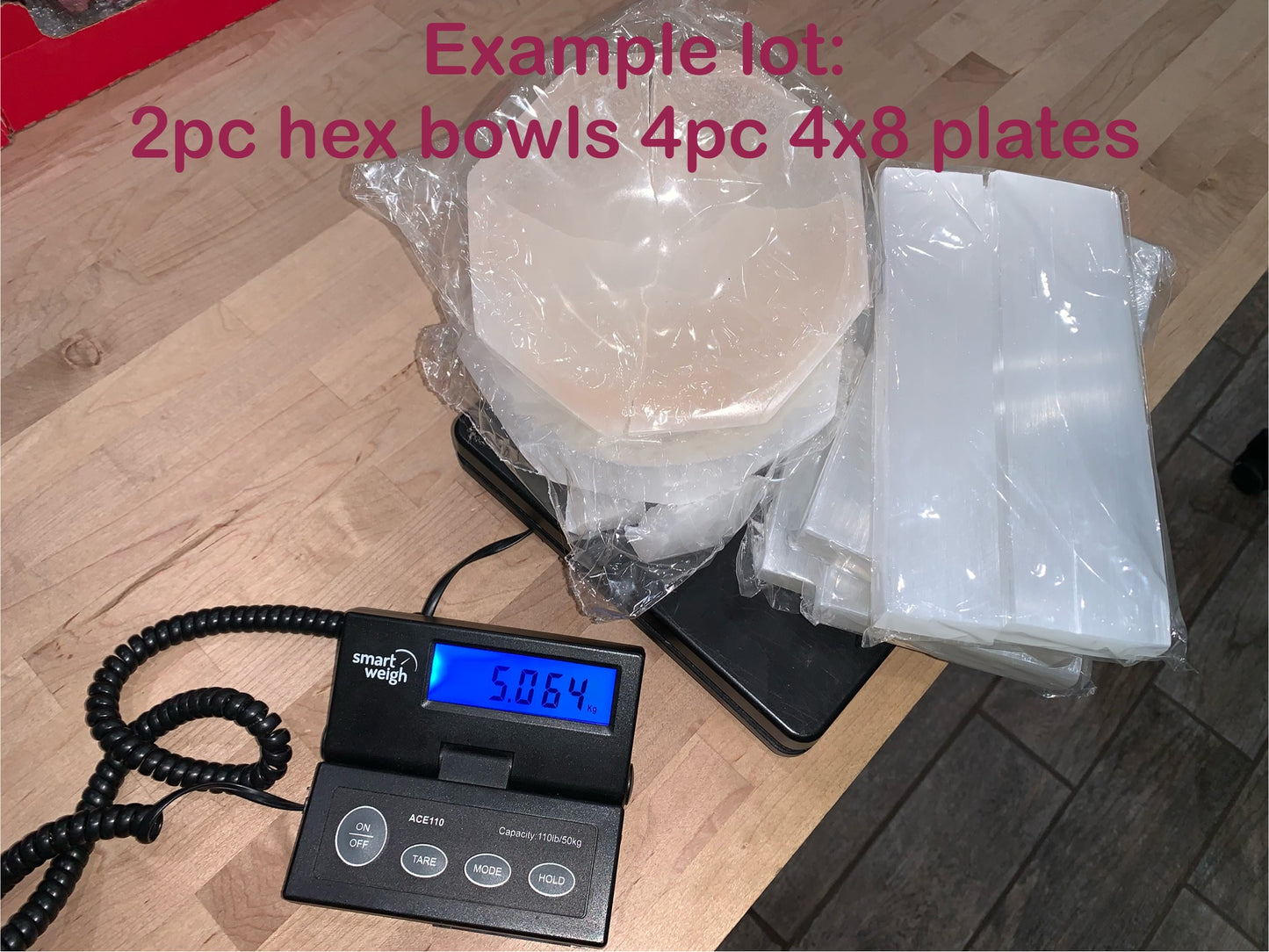 5kg Scrap Selenite (Clearance)