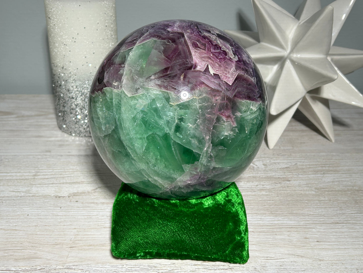 Fluorite Sphere (5.7", 145mm)