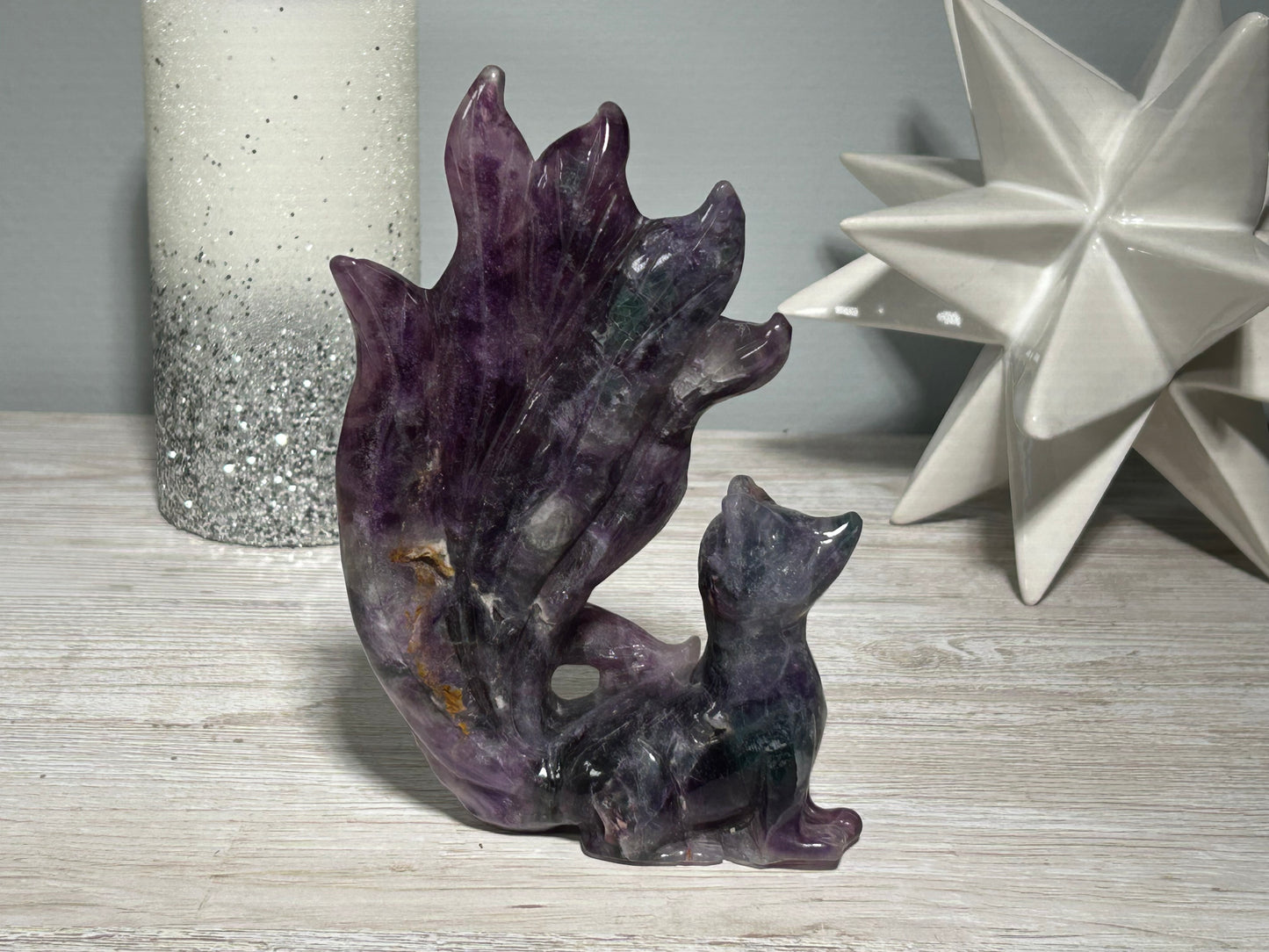 Fluorite Fox (6.6", 167mm)