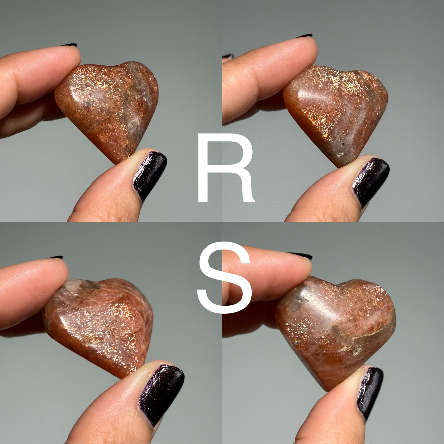 Confetti Sunstone Heart