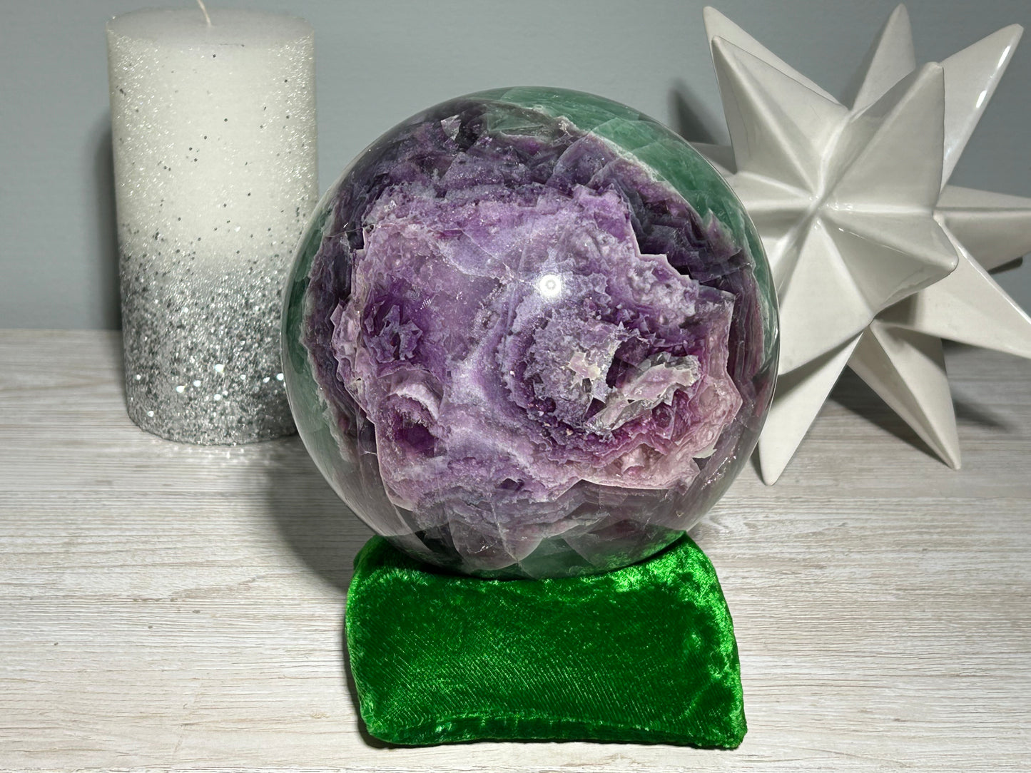 Fluorite Sphere (5.7", 145mm)