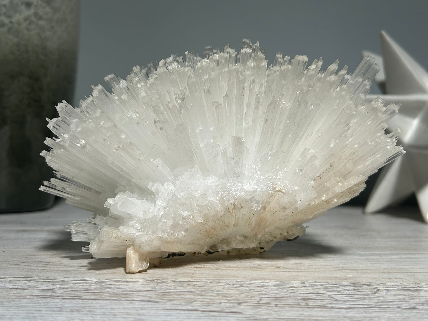 Natural Scolecite Cluster (6.8", 174mm)