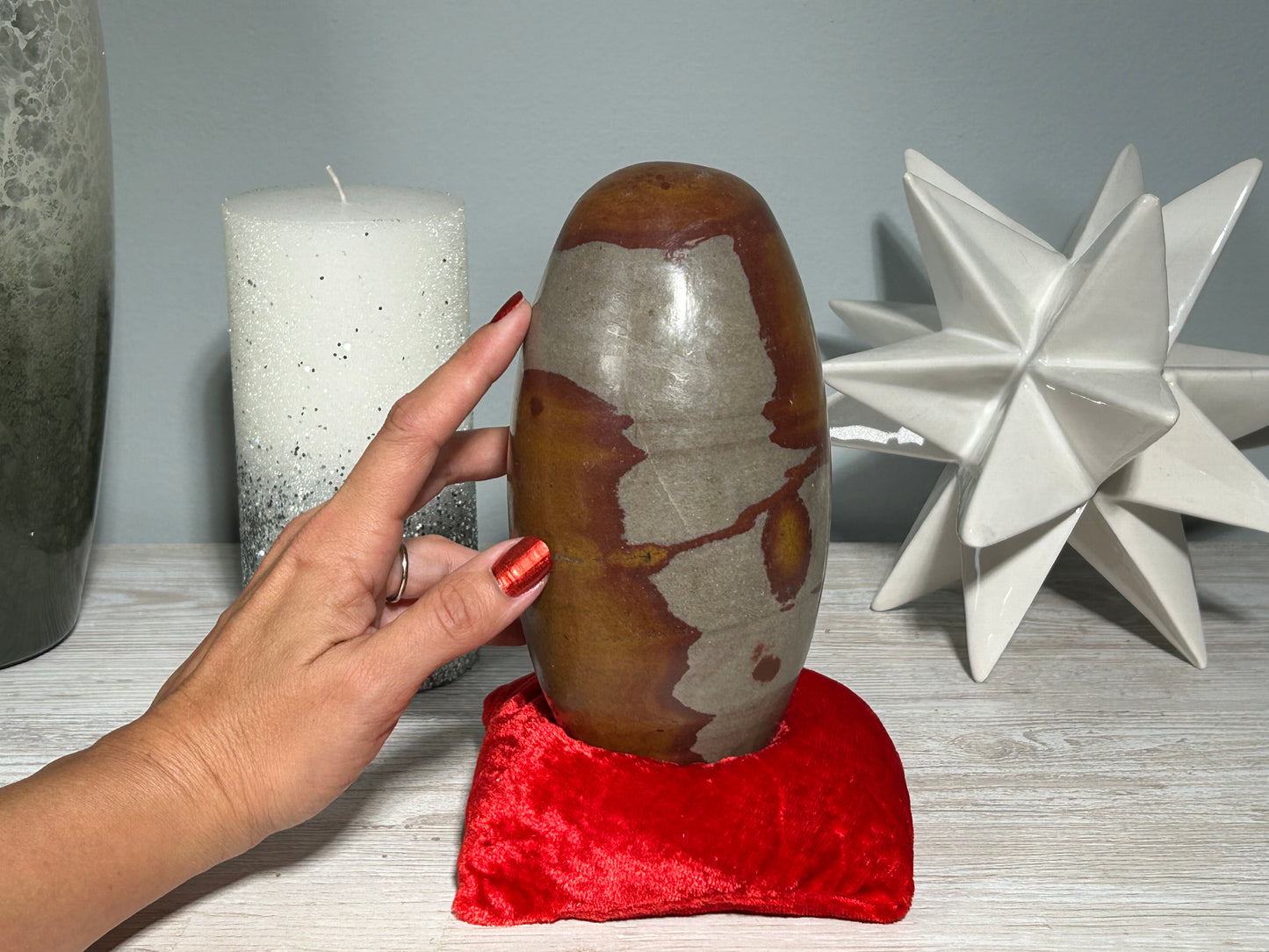 XL Shiva Lingam (6.6", 168mm)