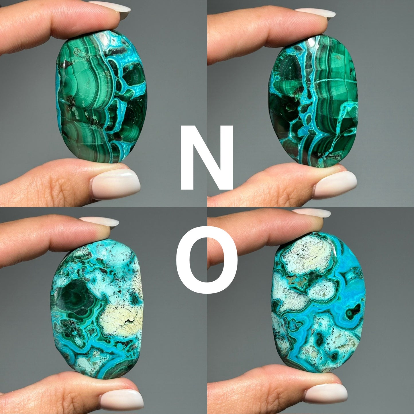 Malachite Chrysocolla Palm Stone