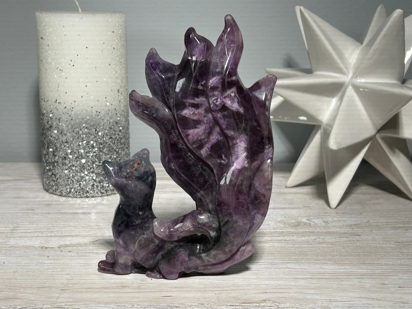 Fluorite Fox (6.6", 167mm)