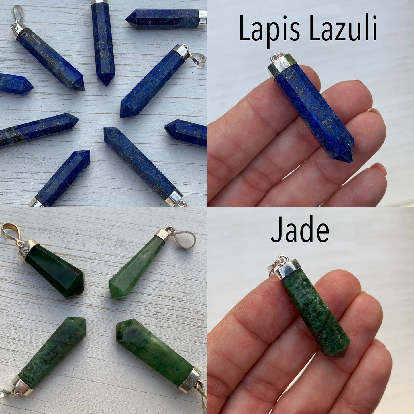 Sterling Silver Gemstone Pendant