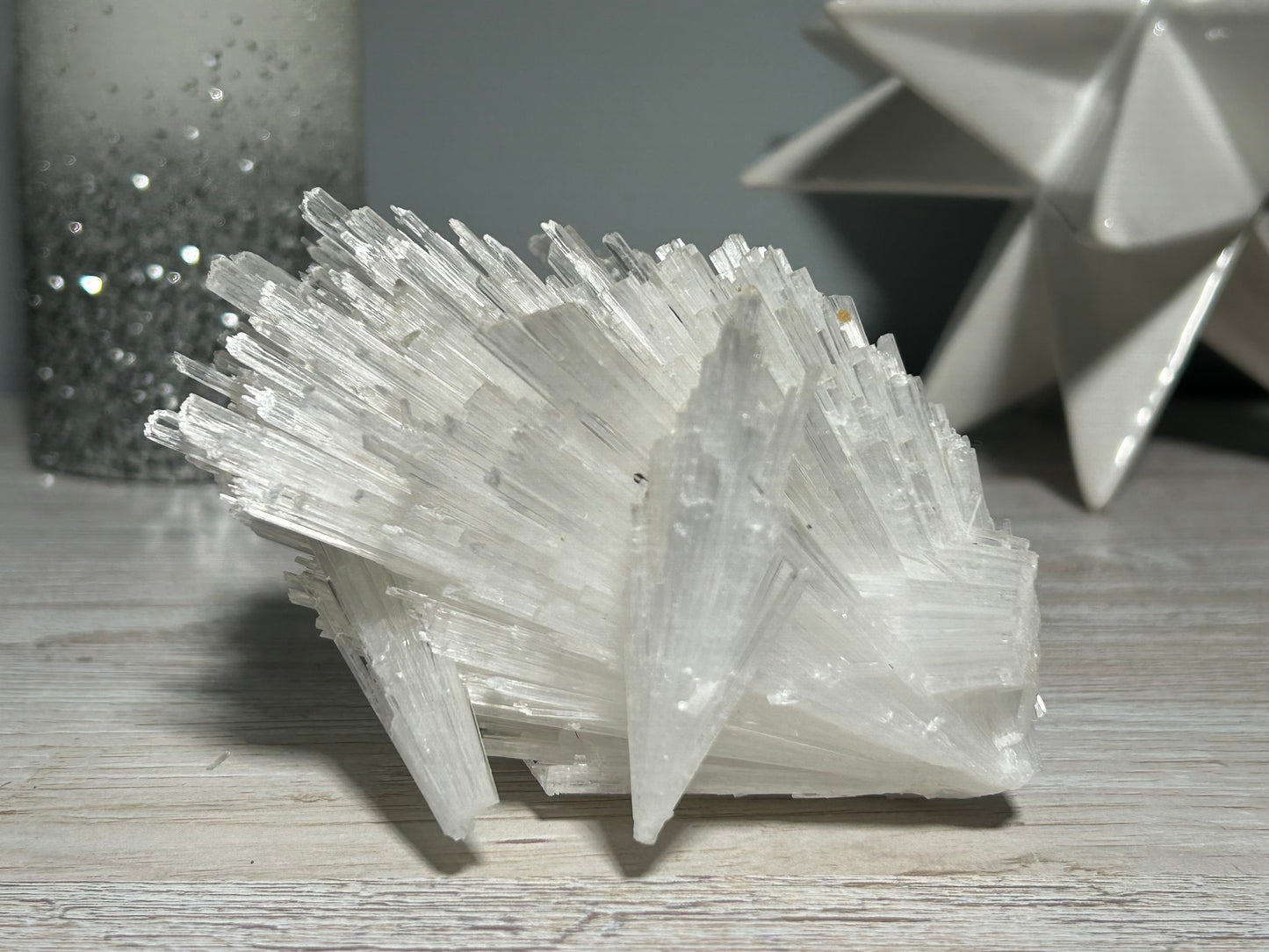 Natural Scolecite Cluster (4.8", 122mm)