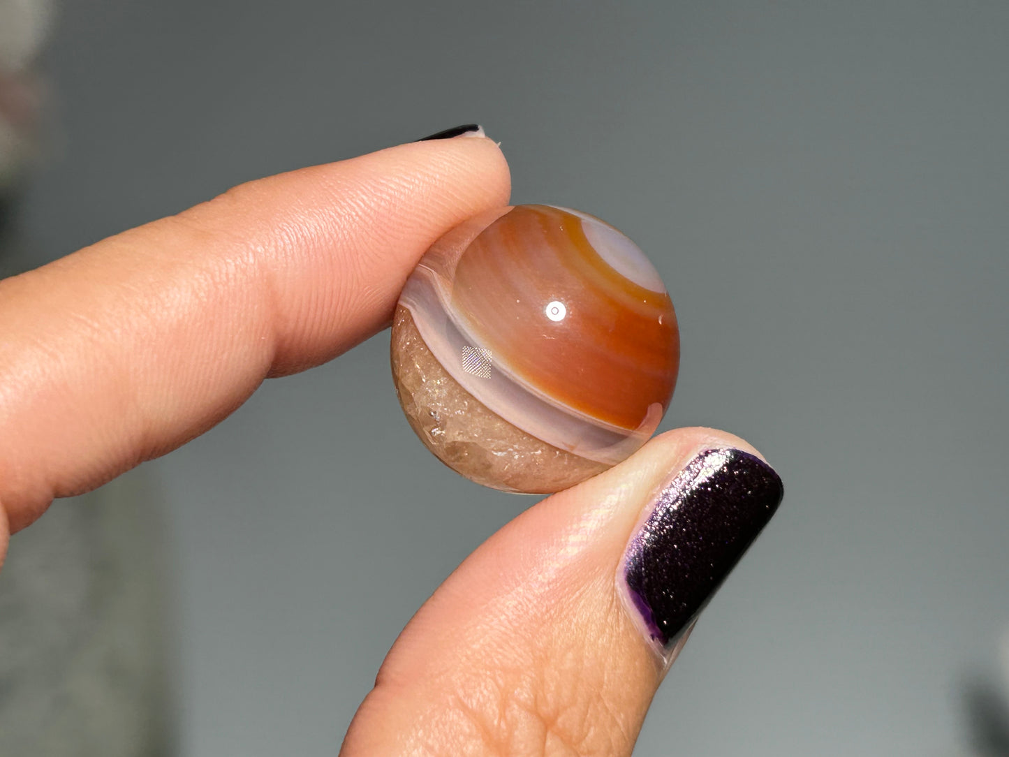 Mini Red Agate Sphere