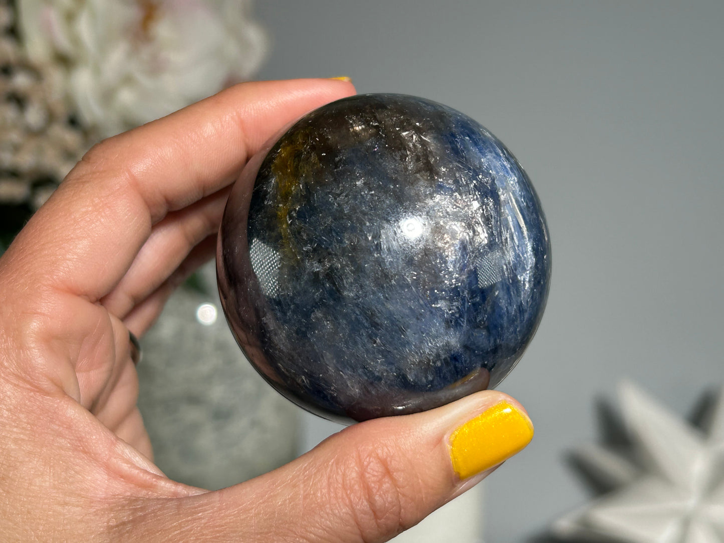 Blue Kyanite Sphere (2.2", 56mm)