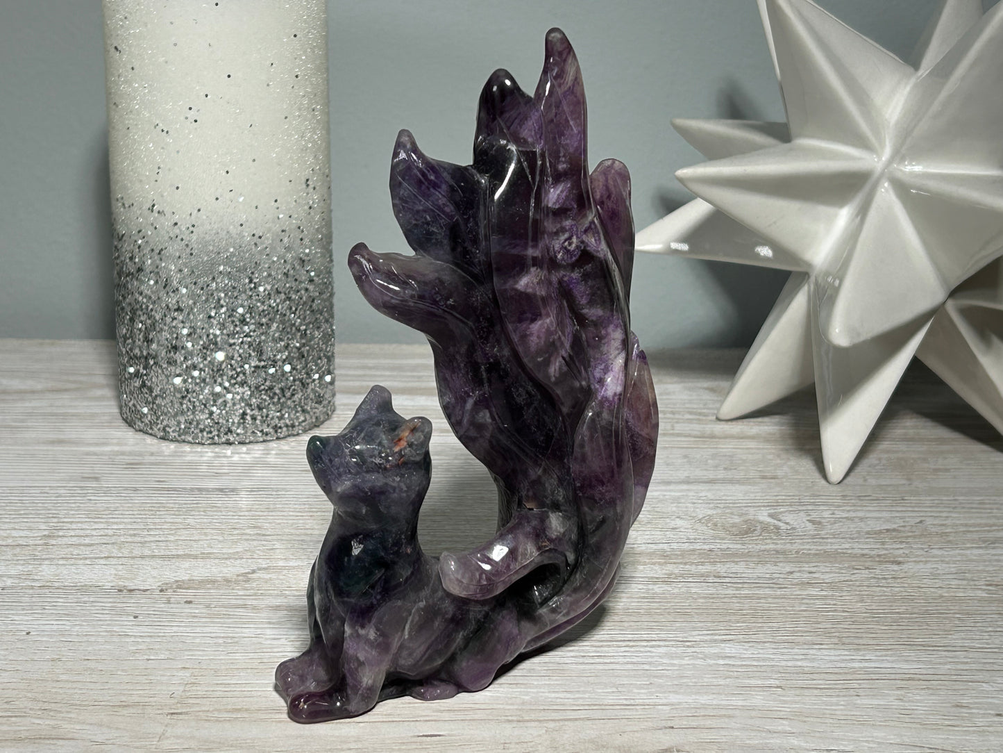 Fluorite Fox (6.6", 167mm)