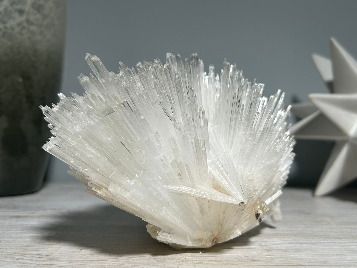 Natural Scolecite Cluster (6.8", 174mm)