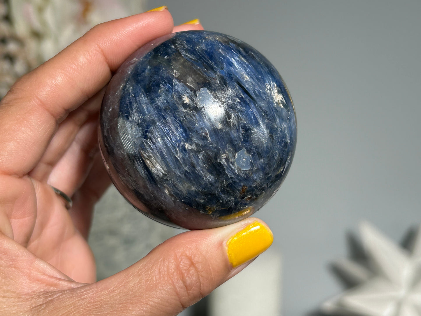 Blue Kyanite Sphere (2.2", 56mm)