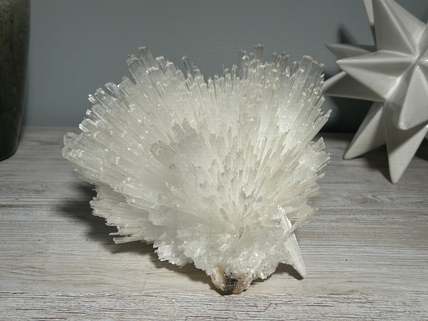 Natural Scolecite Cluster (6.8", 174mm)