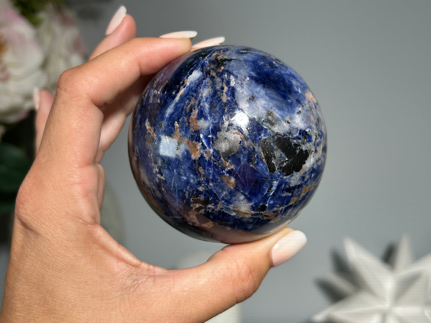Sodalite Sphere (2.8", 71mm)