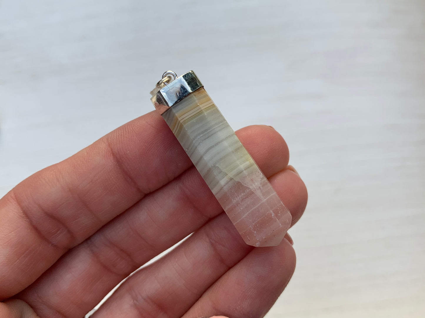 Sterling Silver Gemstone Pendant