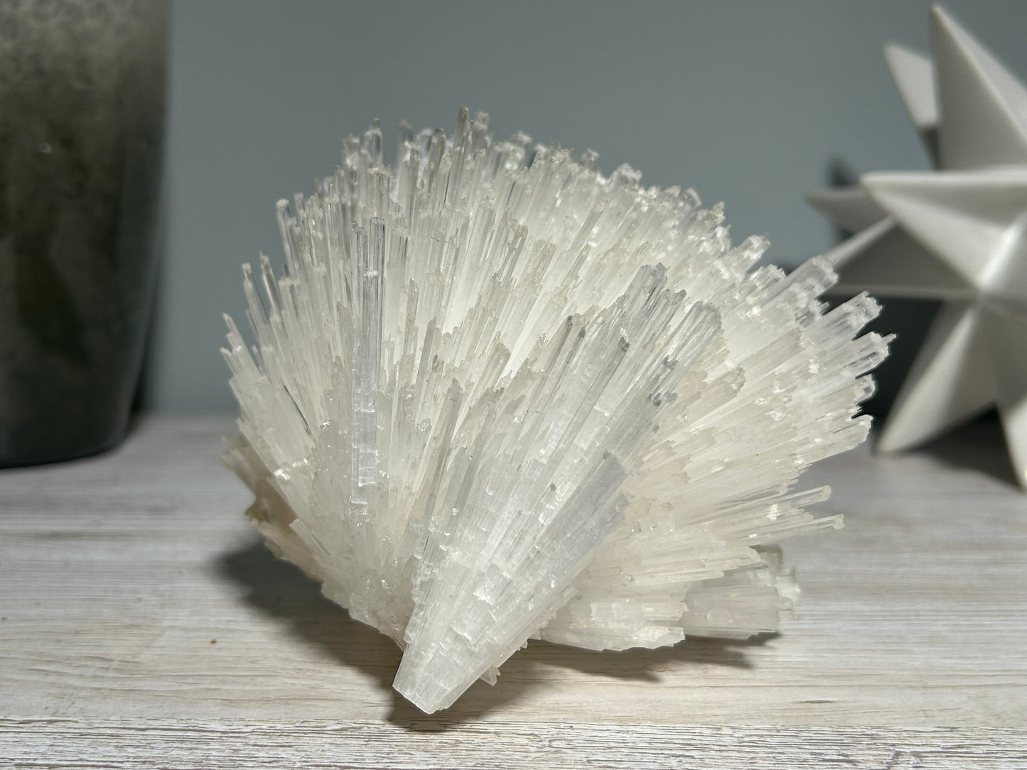 Natural Scolecite Cluster (6.8", 174mm)