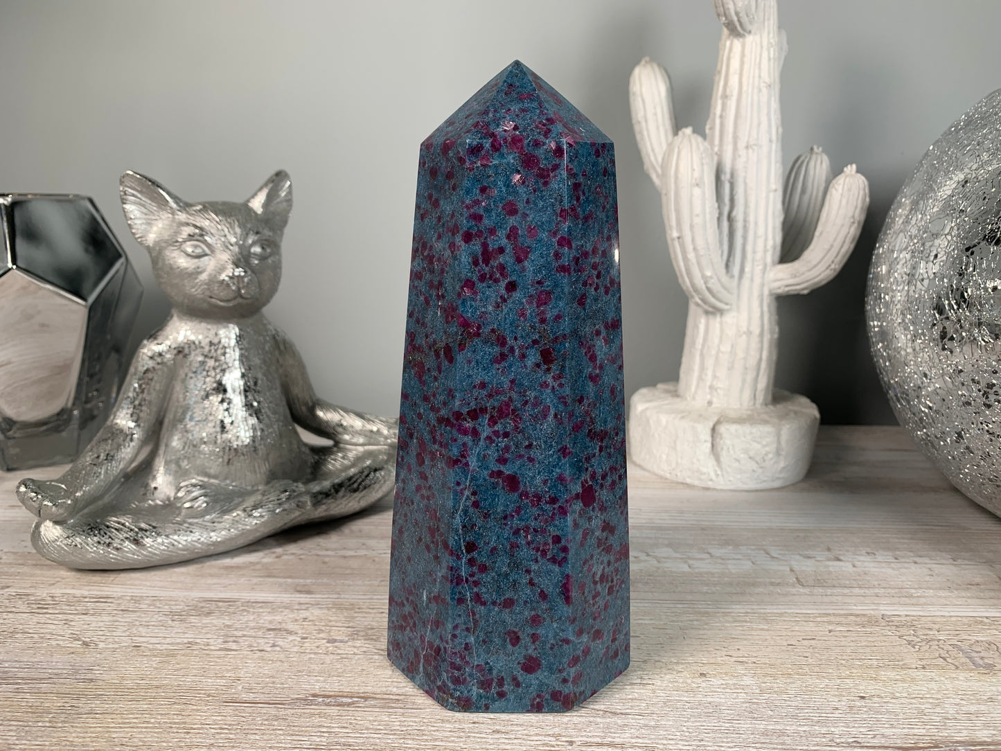 Ruby and Kyanite Tower (7.6", 193mm)
