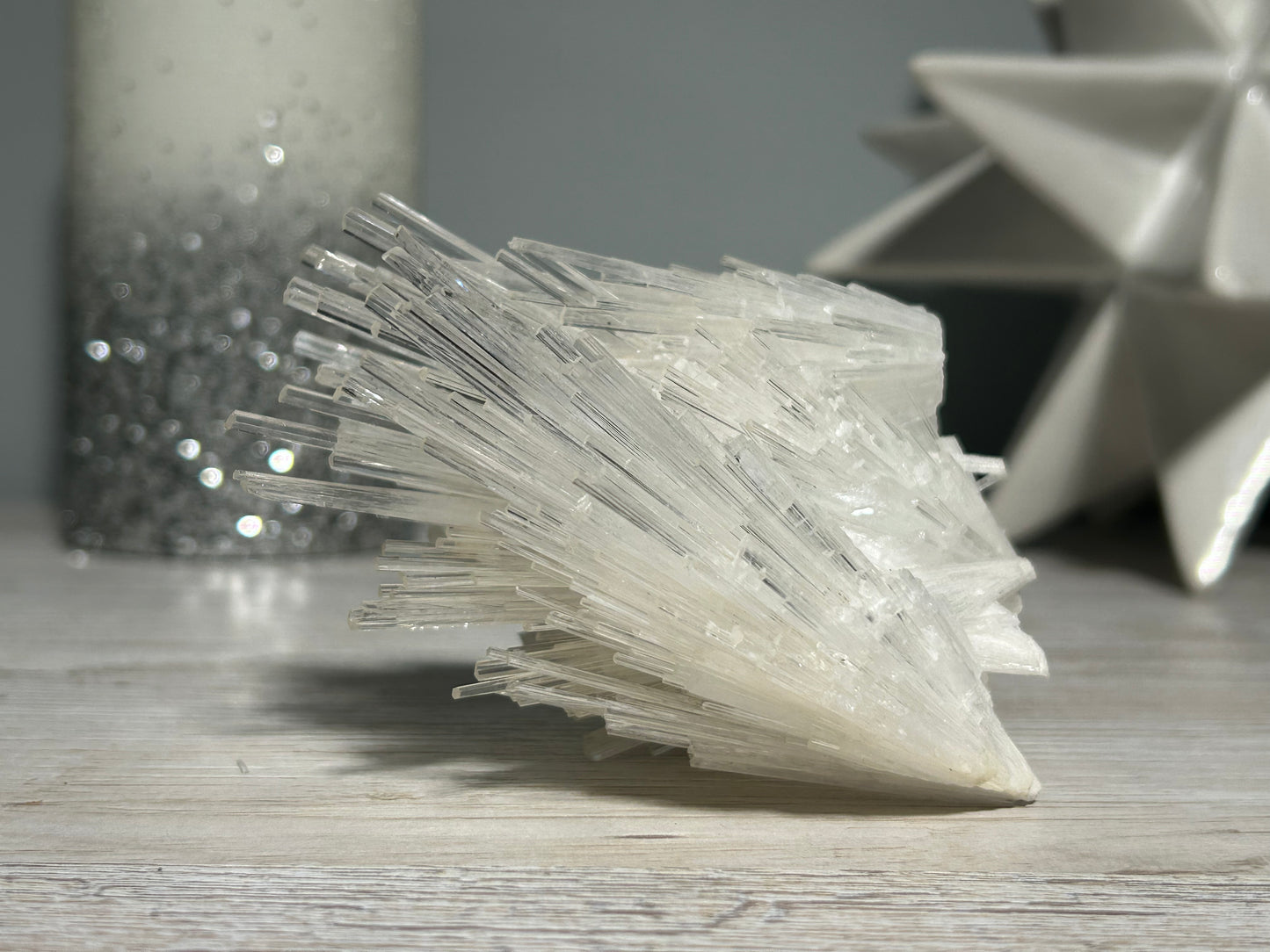 Natural Scolecite Cluster (4", 10cm)