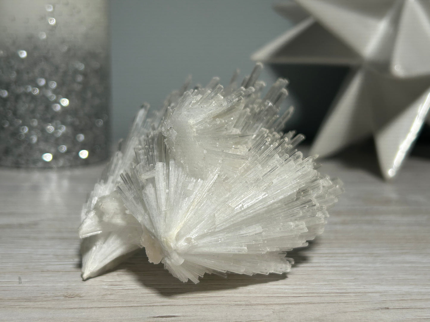 Natural Scolecite Cluster (4", 10cm)